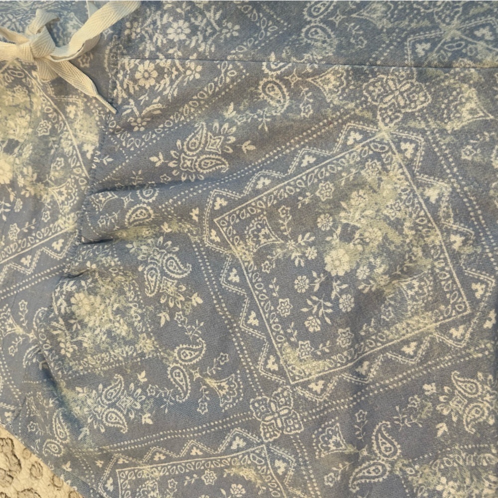 NWT Sweatshirt Project Paisley Baby Blue Plus Size 3X Shirts - Picture 2 of 6